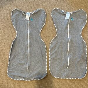 Love to Dream Gray One Piece Swaddle Set